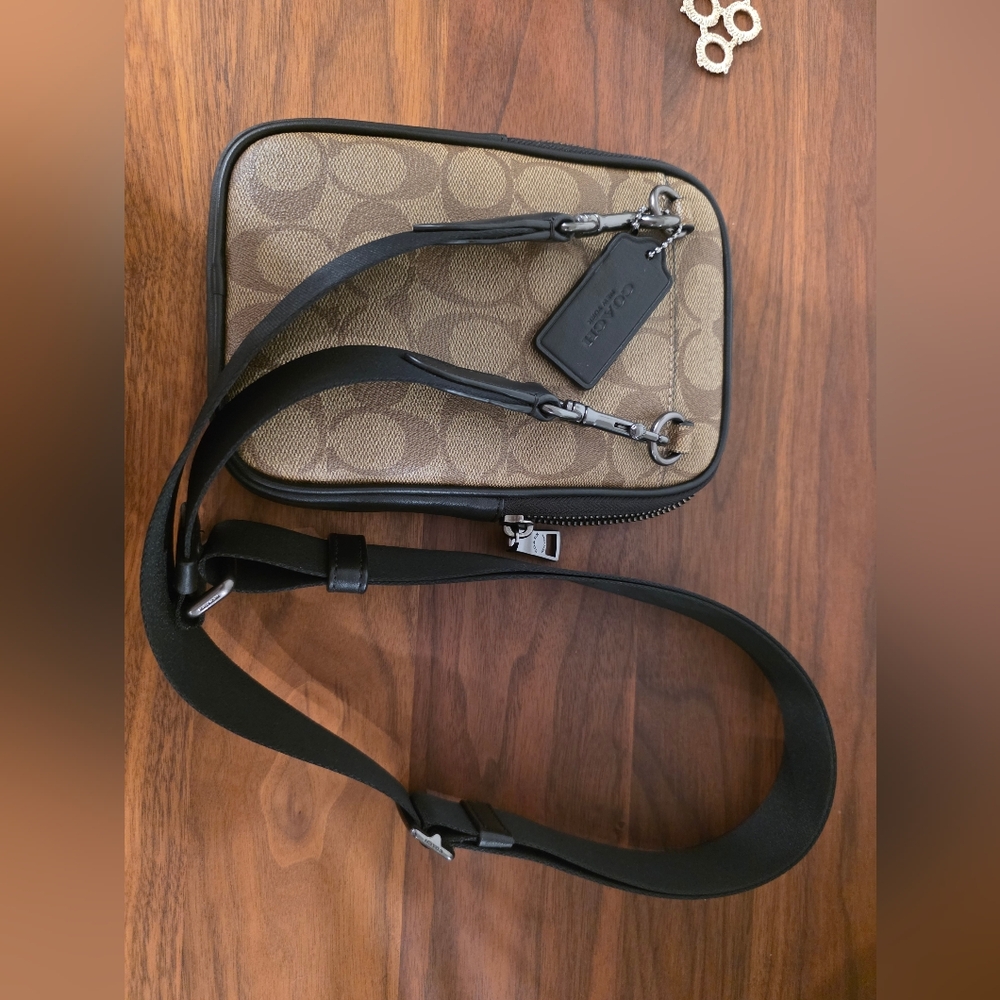 Coach ADEN crossbody Bag In Signature Canvas - Picture 8 of 12